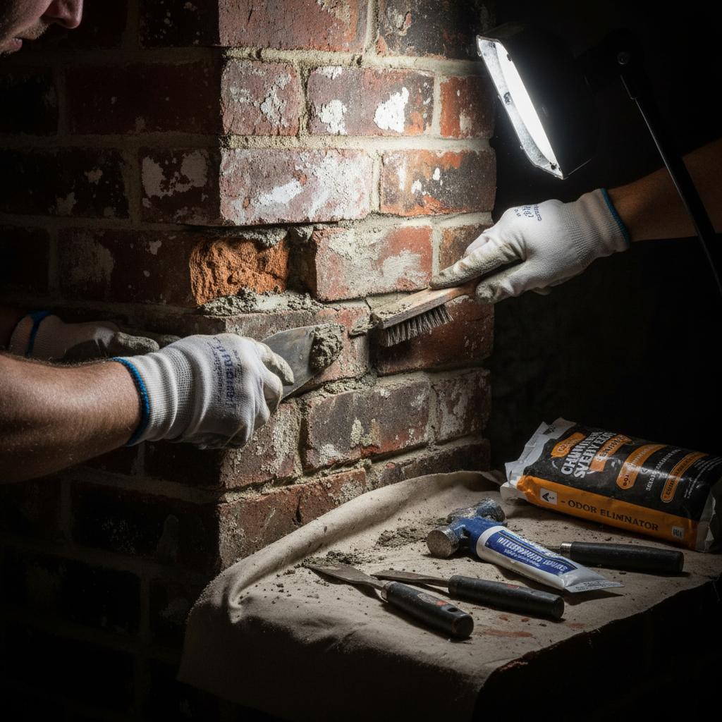 Fireplace Smells Like a Swamp in Summer? Here's Why (A Pro's Troubleshooting Guide) professional repair detail