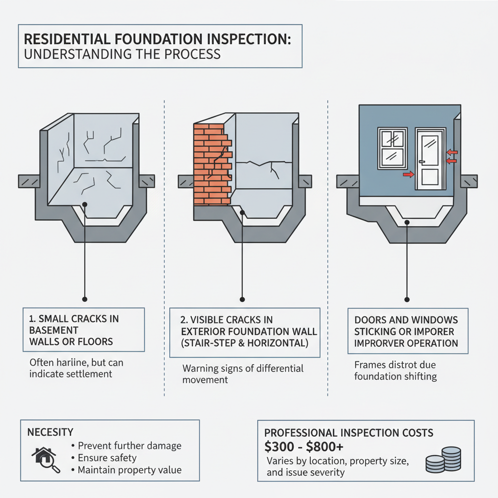 So You Think Your House is Sinking? A Real-Talk Guide to Foundation Inspections (Troubleshooting & Fixes) visual diagram