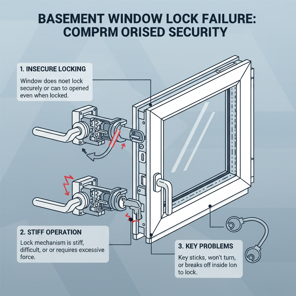 Basement Window Lock is Busted? Here's How to Fix It (The Real Way) visual diagram
