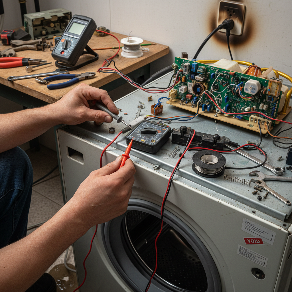 DIY Appliance Repair Gone Wrong (Troubleshooting & Fixes) professional repair detail
