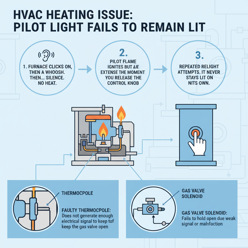 Gas Furnace Pilot Light Goes Out? (What I've Seen and How to Fix It) visual diagram