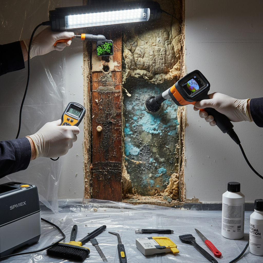 Hidden Mold Smell (Troubleshooting & Fixes) professional repair detail