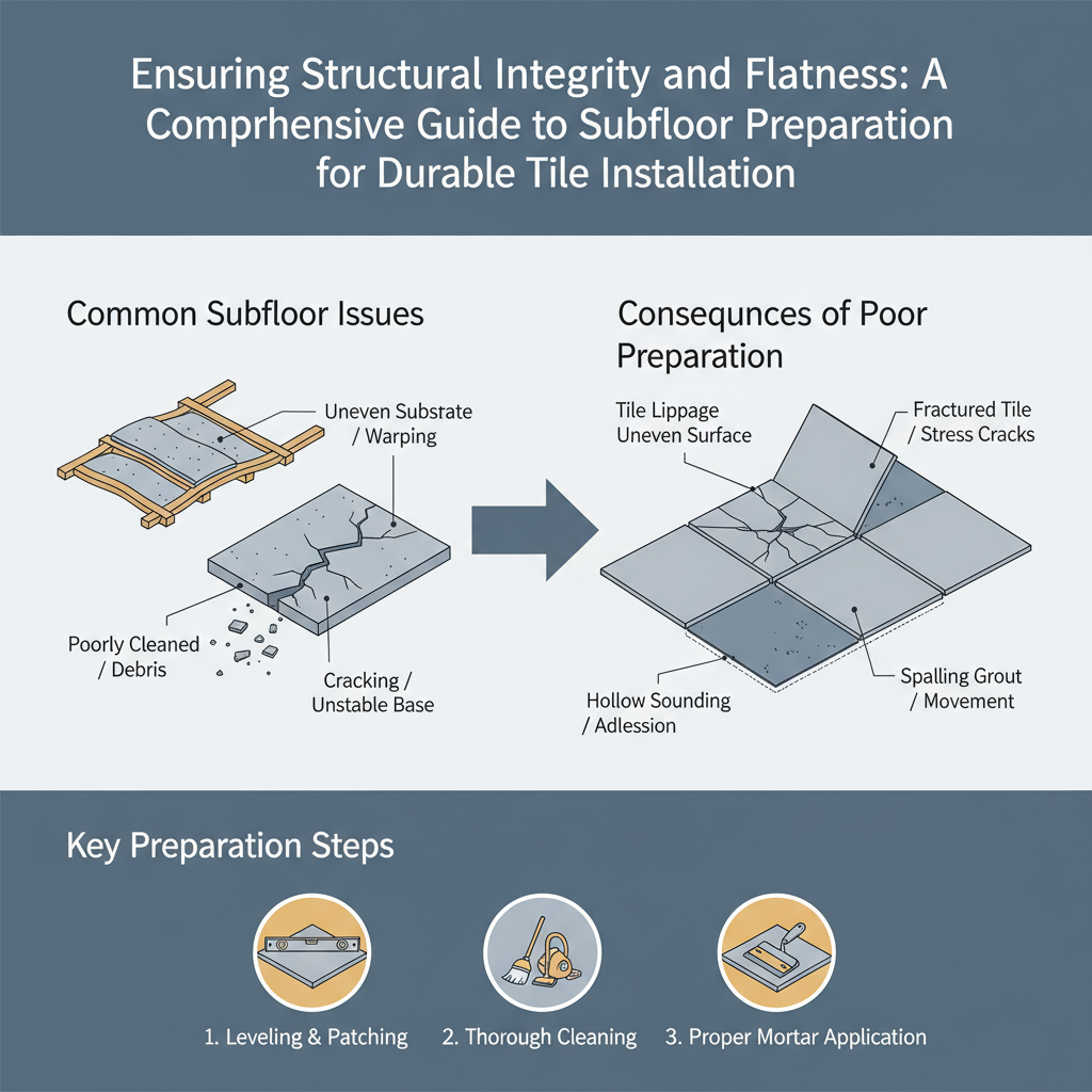 Ensuring Structural Integrity and Flatness: A Comprehensive Guide to Subfloor Preparation for Durable Tile Installation Troubleshooting & Fixes visual diagram