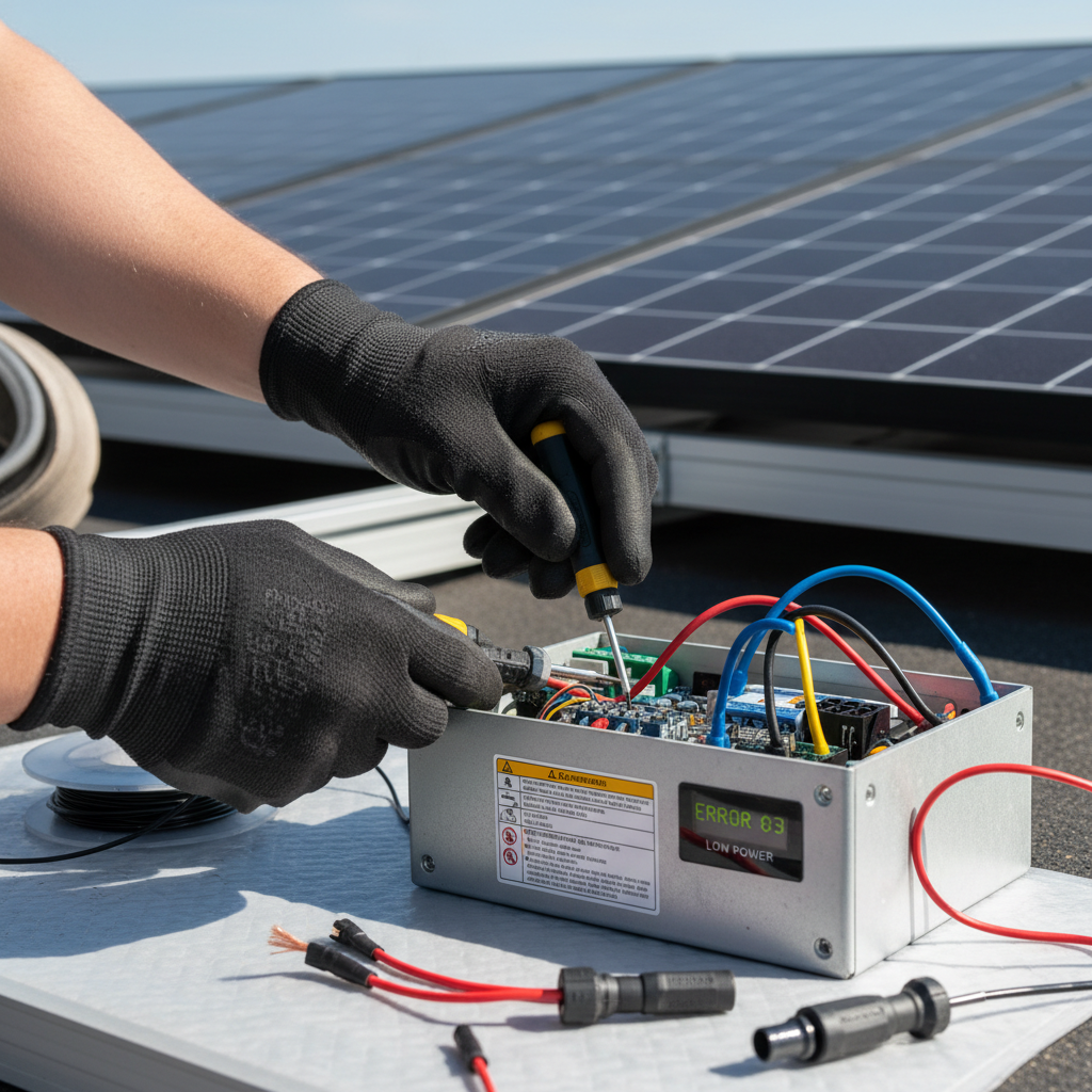 How to Reset a Solar Inverter (Troubleshooting & Fixes from a 25-Year Vet) professional repair detail