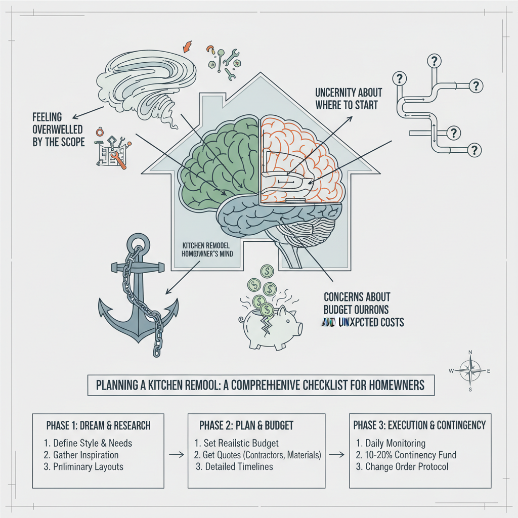 Planning a Kitchen Remodel (A Checklist from a Guy Who's Seen It All) visual diagram