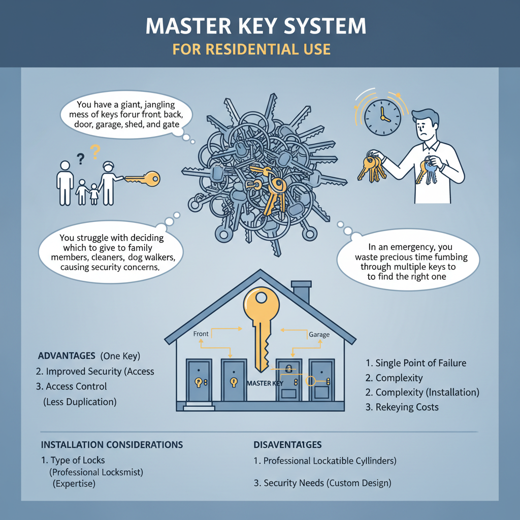 Master Key Systems for Your House? (A Real Locksmith's Guide) visual diagram