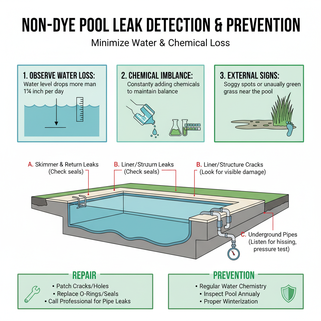 Pool's Losing Water? Let's Find That Leak (The Right Way) visual diagram