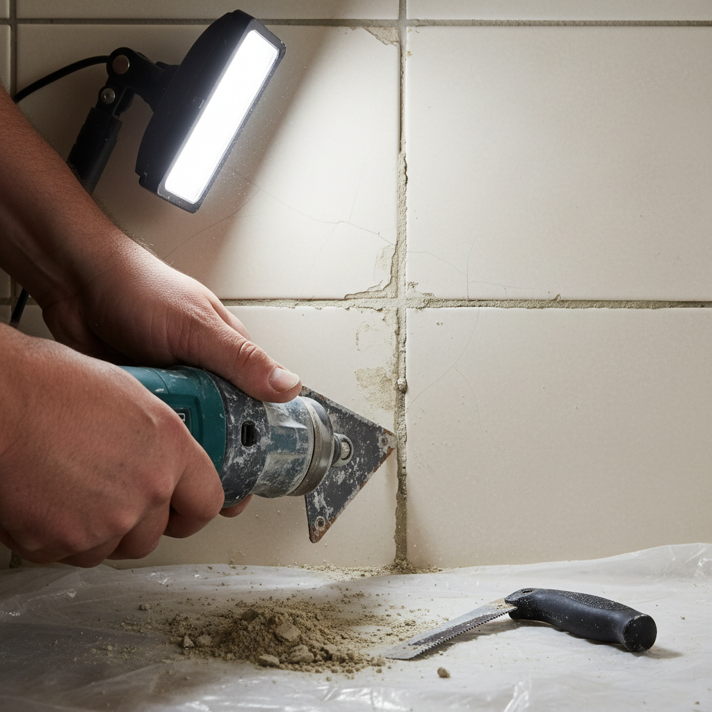 Tackling Old Grout Removal (Troubleshooting & Fixes) professional repair detail