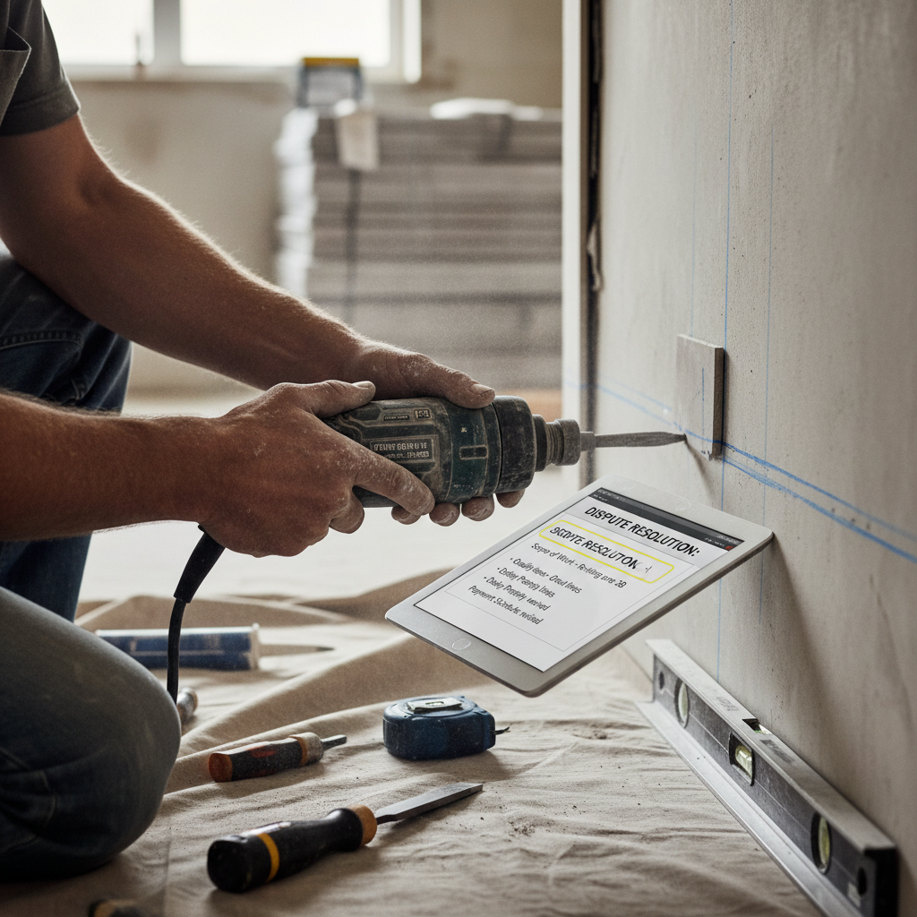 Dispute with a General Contractor: Troubleshooting & Fixes (2024 Guide) professional repair detail