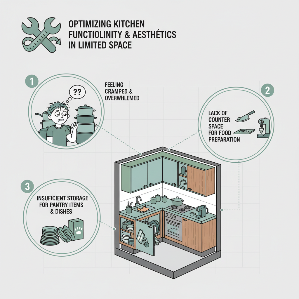 Making Your Cramped Kitchen Work: Troubleshooting & Fixes (2024 Guide) visual diagram