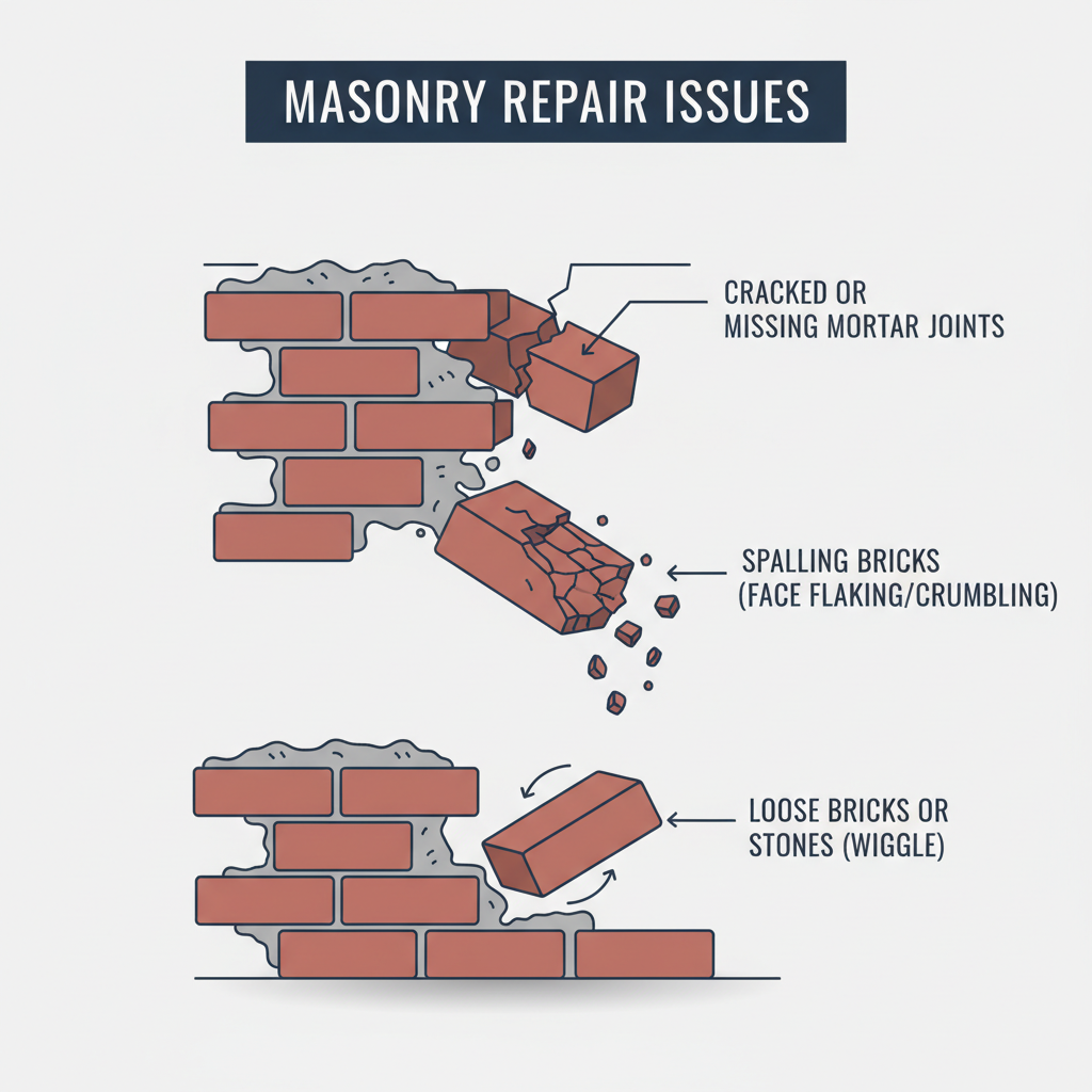 Masonry Repair Troubleshooting & Fixes (2024 Guide) visual diagram