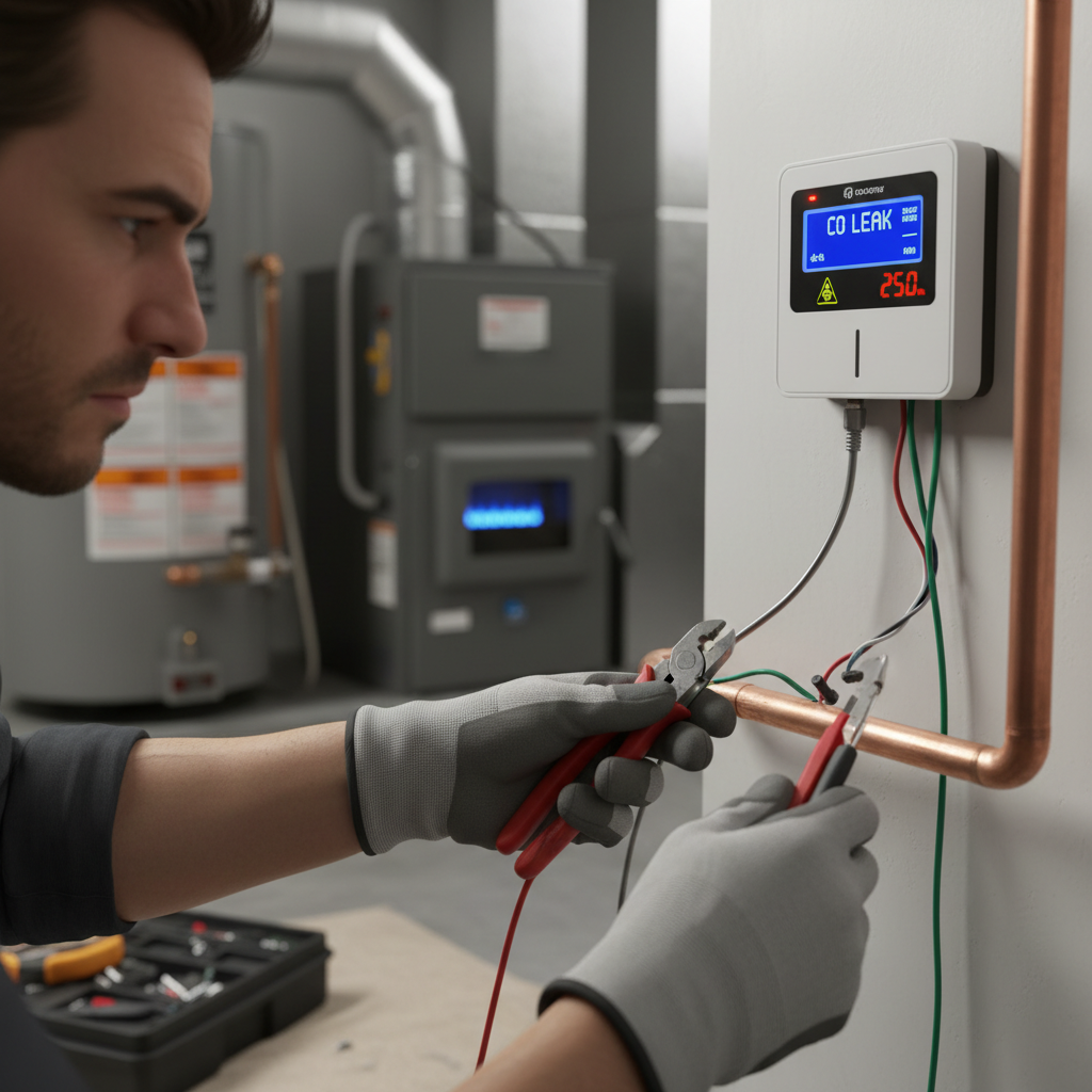 Carbon Monoxide Detector Alarm: HVAC & Furnace Troubleshooting (2024 Guide) professional repair detail