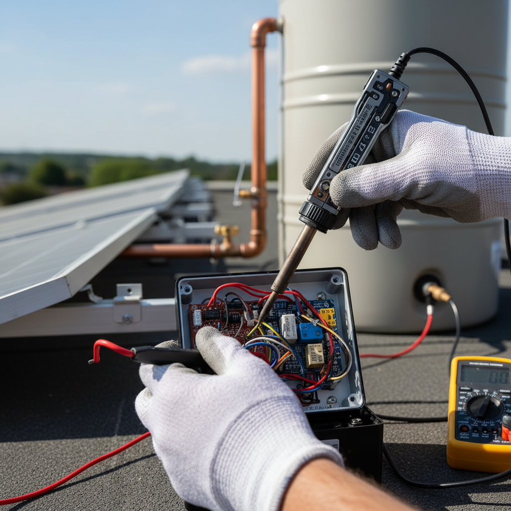 Solar PV Diverter Not Heating Your Water? (Troubleshooting & My Fixes) professional repair detail