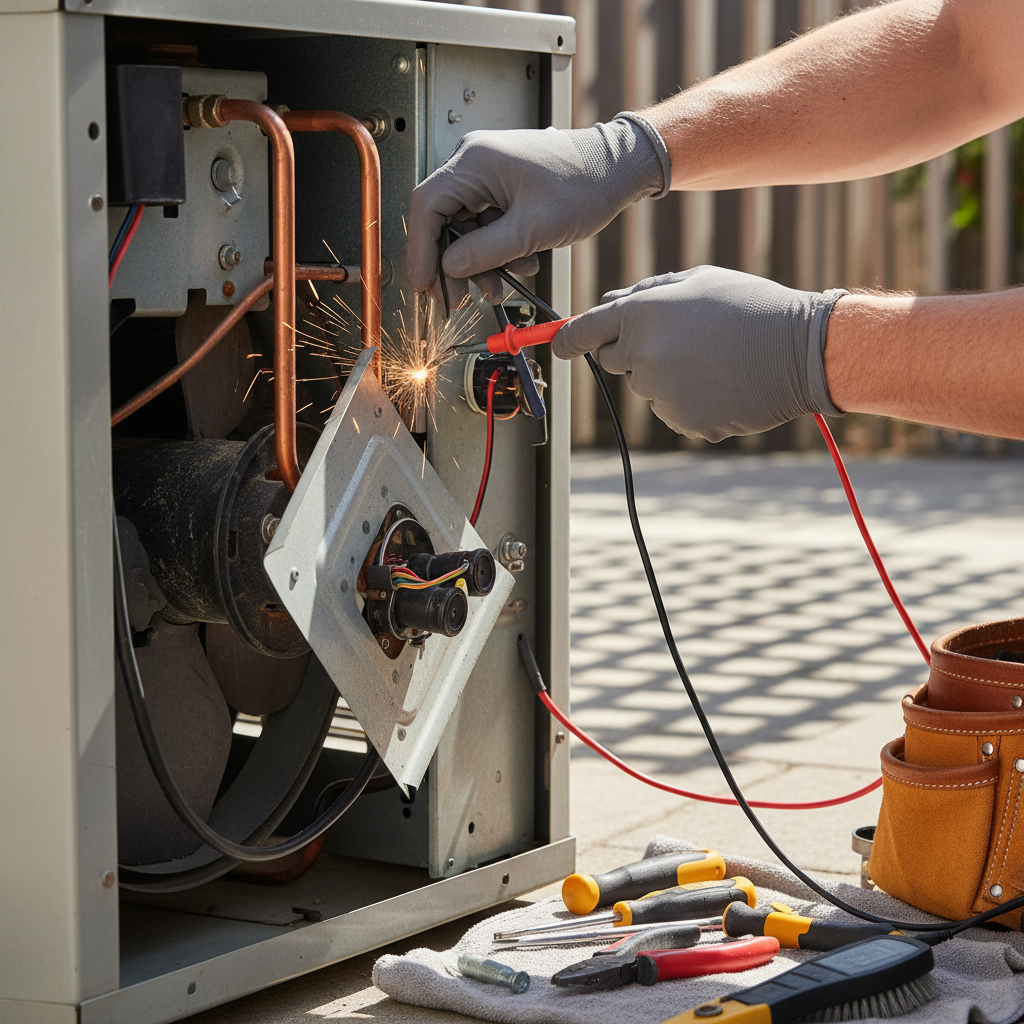 AC Unit Making Loud Noises (Troubleshooting & Fixes) professional repair detail