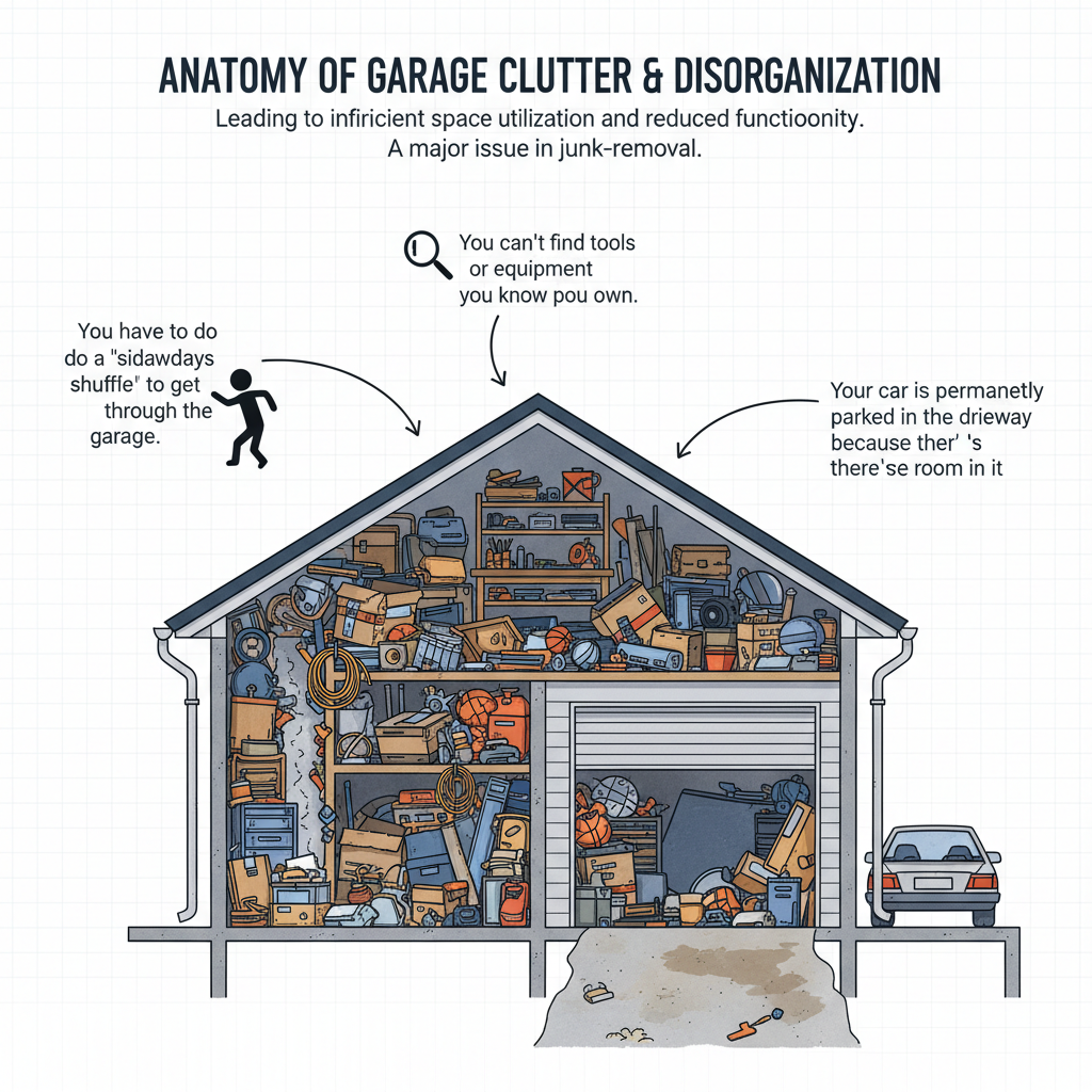 Garage Clutter and Disorganization Troubleshooting & Fixes (2024 Guide) visual diagram