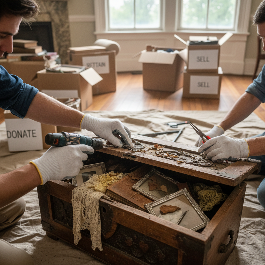 Clearing Out a Loved One's Home: A No-Nonsense Guide from the Trenches professional repair detail