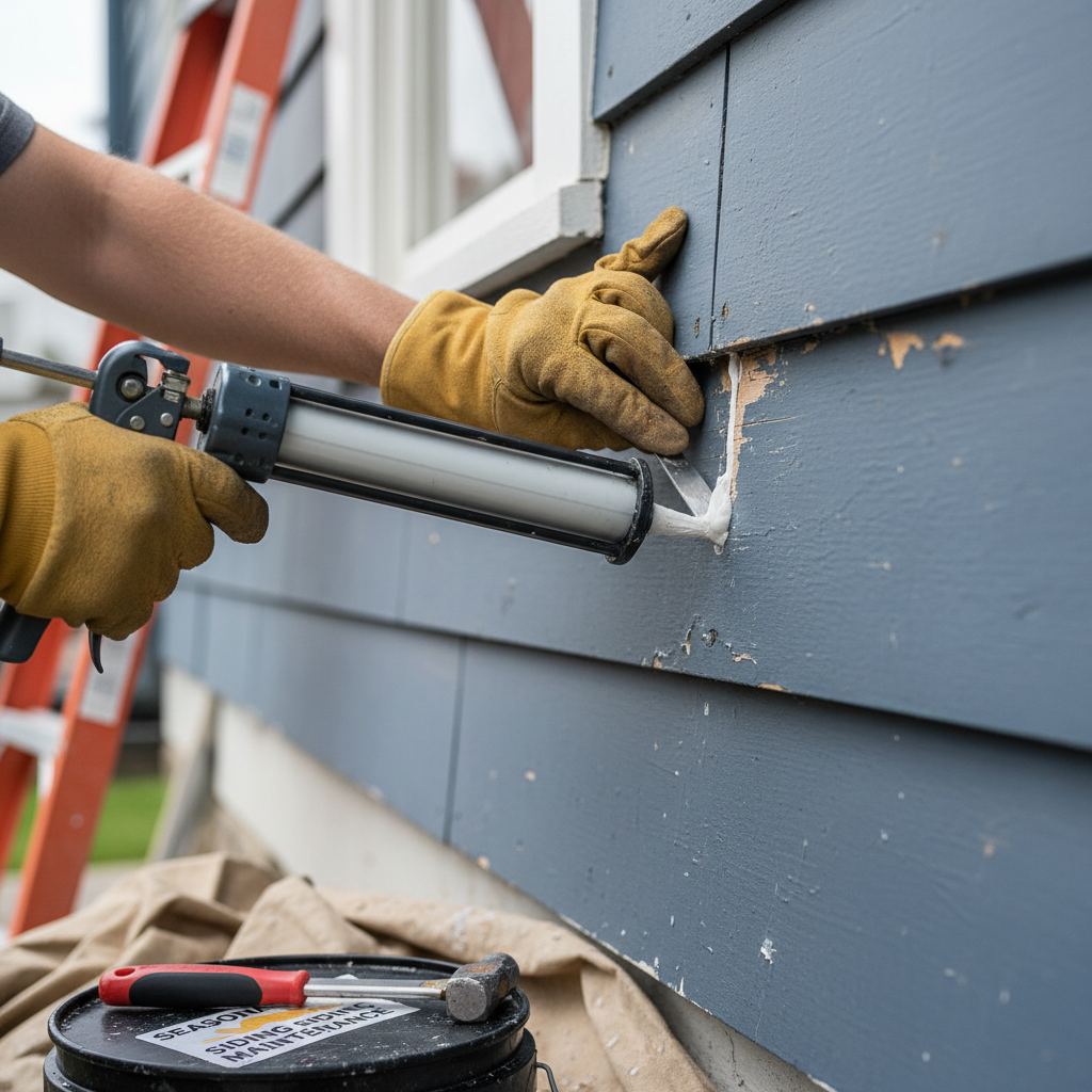 Seasonal Siding Maintenance: Protecting Your Home Year-Round, focusing on common issues, repair, and prevention. Troubleshooting & Fixes (2024 Guide) professional repair detail