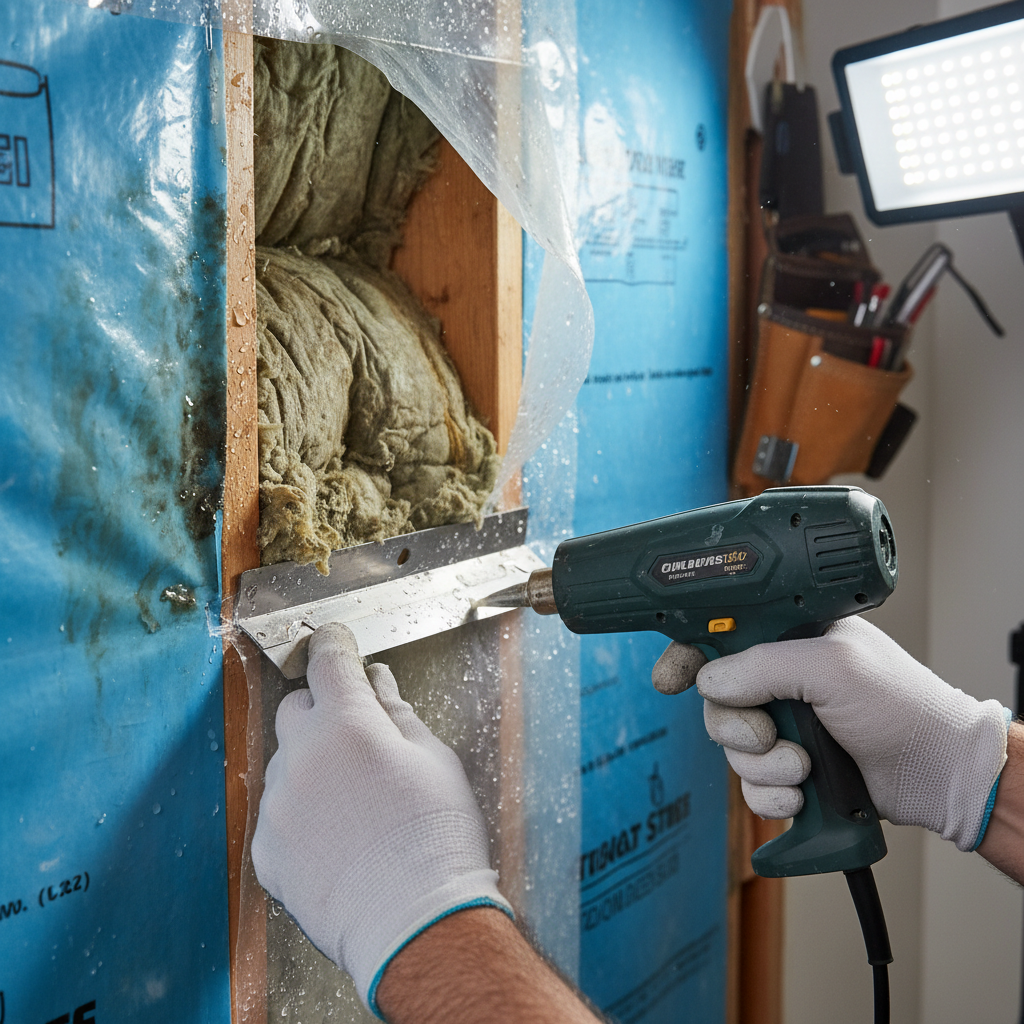 Vapor Barrier Problems & Screw-Ups (Troubleshooting & Fixes) professional repair detail