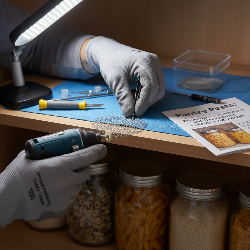 Pantry Pests: Prevention and Elimination in Home Food Storage Troubleshooting & Fixes (2024 Guide) professional repair detail