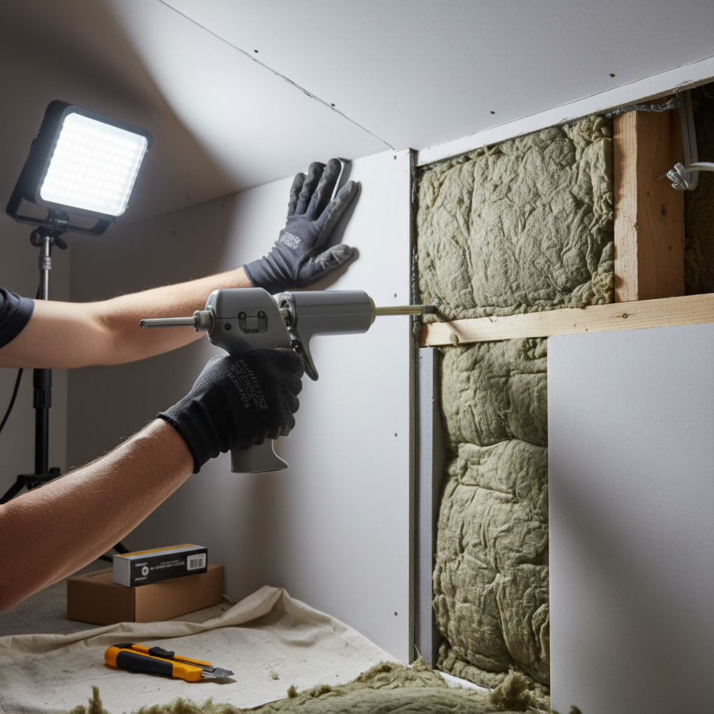 Existing Wall & Ceiling Soundproofing: Troubleshooting & Fixes (2024 Guide) professional repair detail