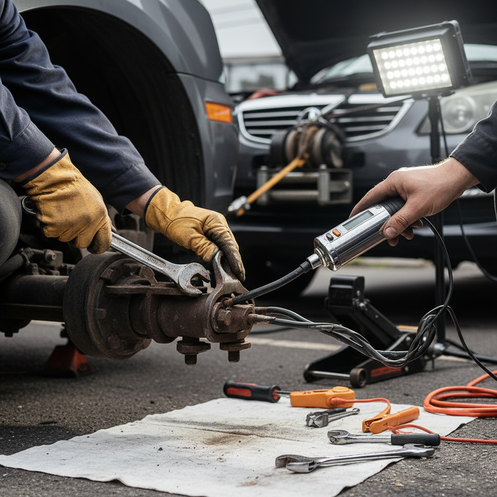 Jump Start vs. Tow Truck: What's the Right Call When You're Stranded? (Troubleshooting & Fixes) professional repair detail