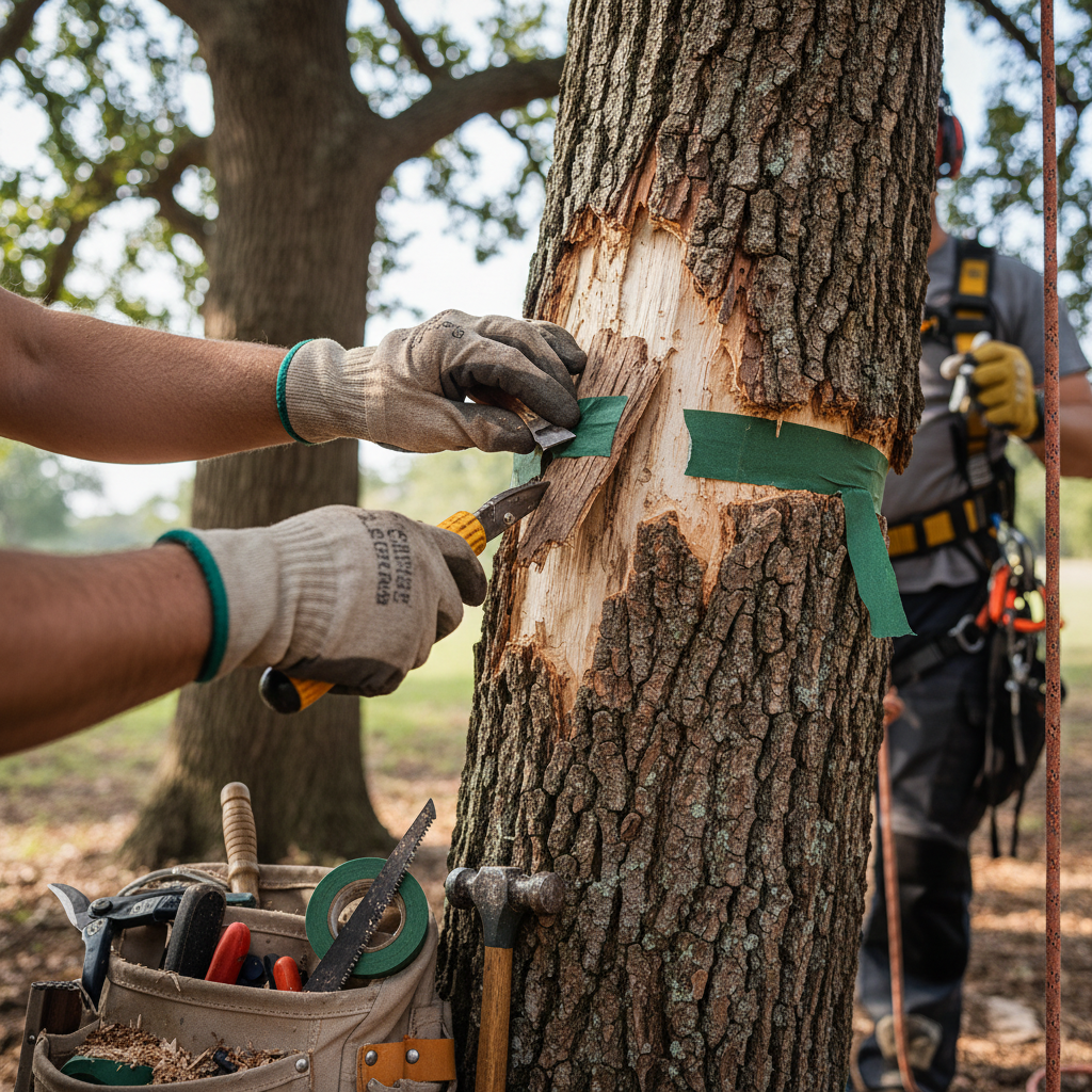 DIY Tree Care vs. Hiring a Pro (Troubleshooting & Fixes) professional repair detail