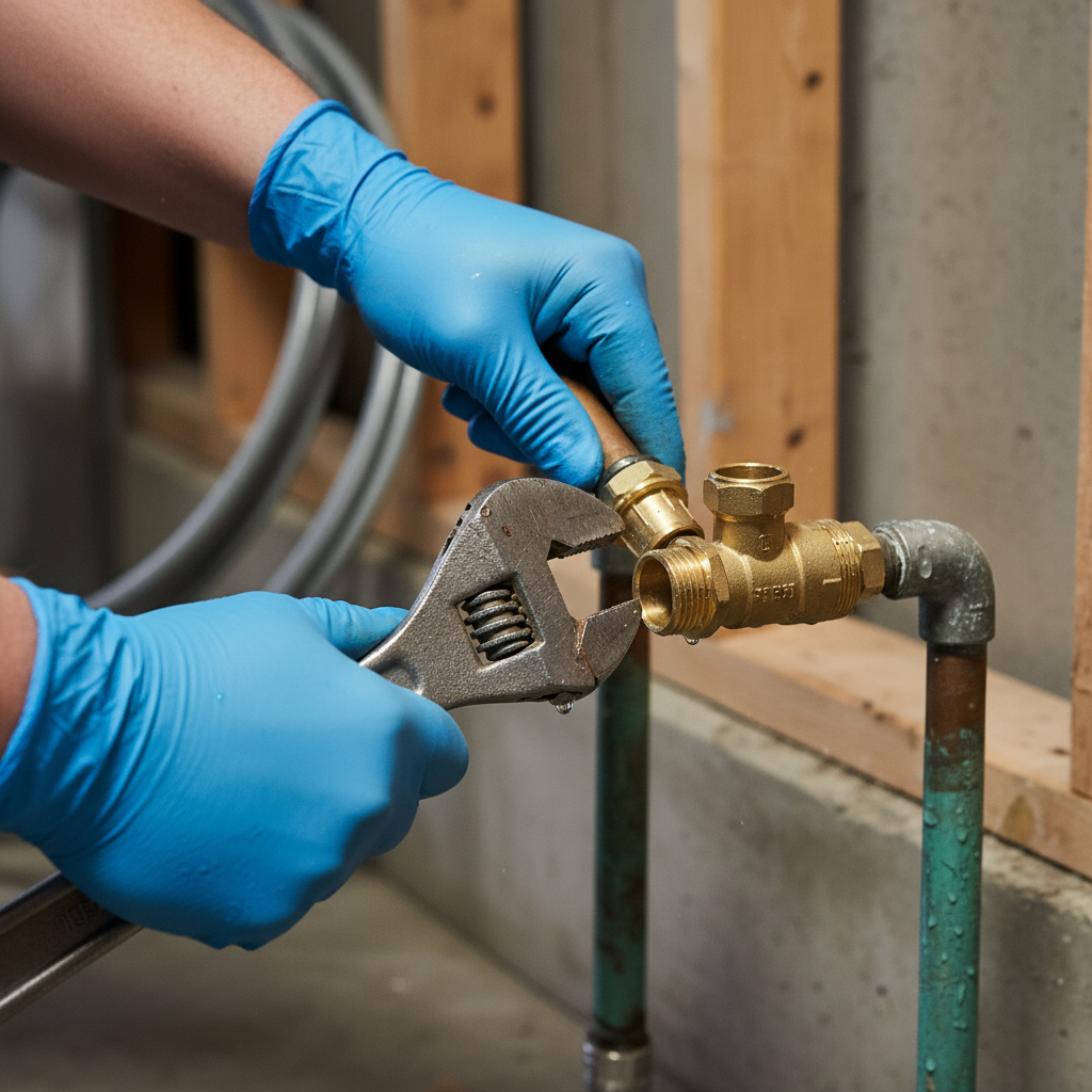 Main Water Shut-Off Valve Problems (Troubleshooting & Fixes) professional repair detail