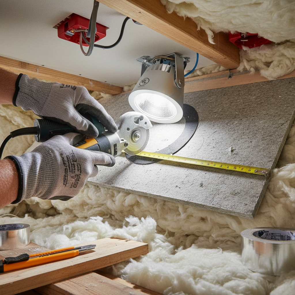 Insulating Around Recessed Lights: Troubleshooting & Fixes (2024 Guide) professional repair detail