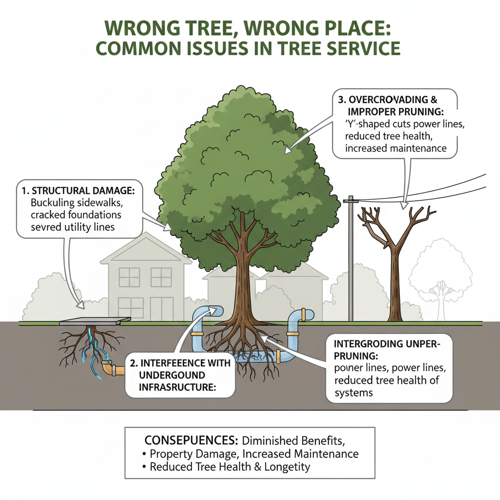Wrong Tree, Wrong Place Problems (Troubleshooting & Fixes) visual diagram