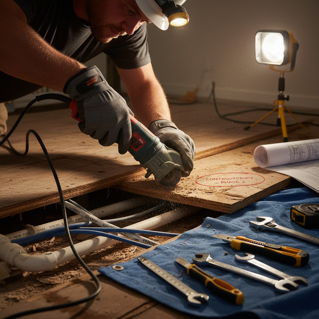 Unexpected renovation expenses and project delays: contingency planning and mitigation strategies Troubleshooting & Fixes professional repair detail