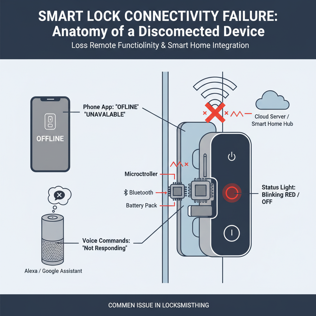 Smart Lock Won't Connect to Wi-Fi? (Troubleshooting & Fixes) visual diagram