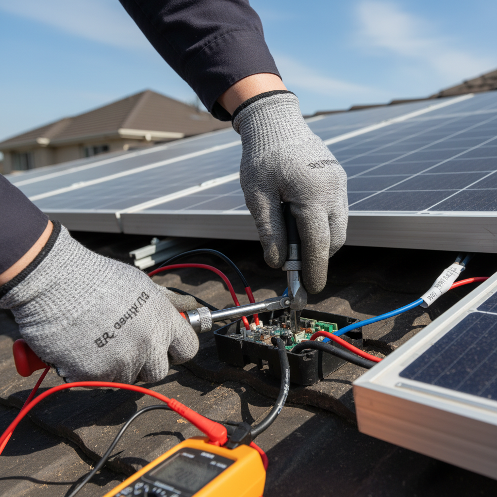 Homeowners with solar panels experiencing unexpectedly high electricity bills, including larger 'true-up' bills, despite having a solar photovoltaic (PV) system installed, leading to financial dissatisfaction and questioning the effectiveness of their solar investment due to factors beyond initial expectations. Troubleshooting & Fixes professional repair detail