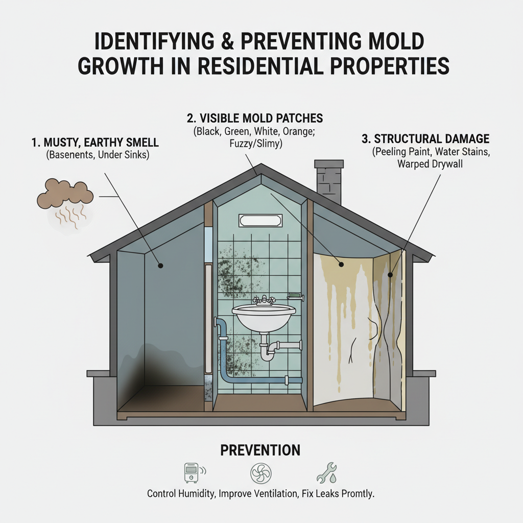 Identifying and Preventing Mold Growth in Residential Properties Troubleshooting & Fixes (2024 Guide) visual diagram