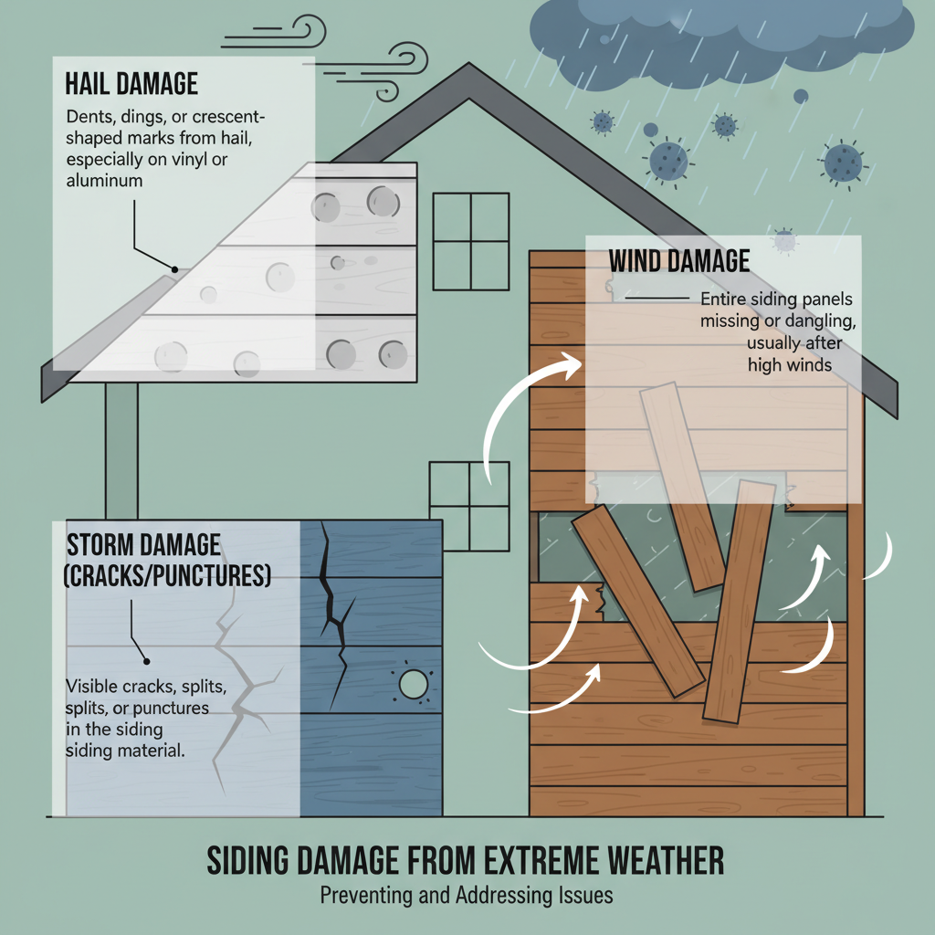 Siding Took a Beating from a Storm? Troubleshooting & Fixes from a Guy Who's Seen It All visual diagram