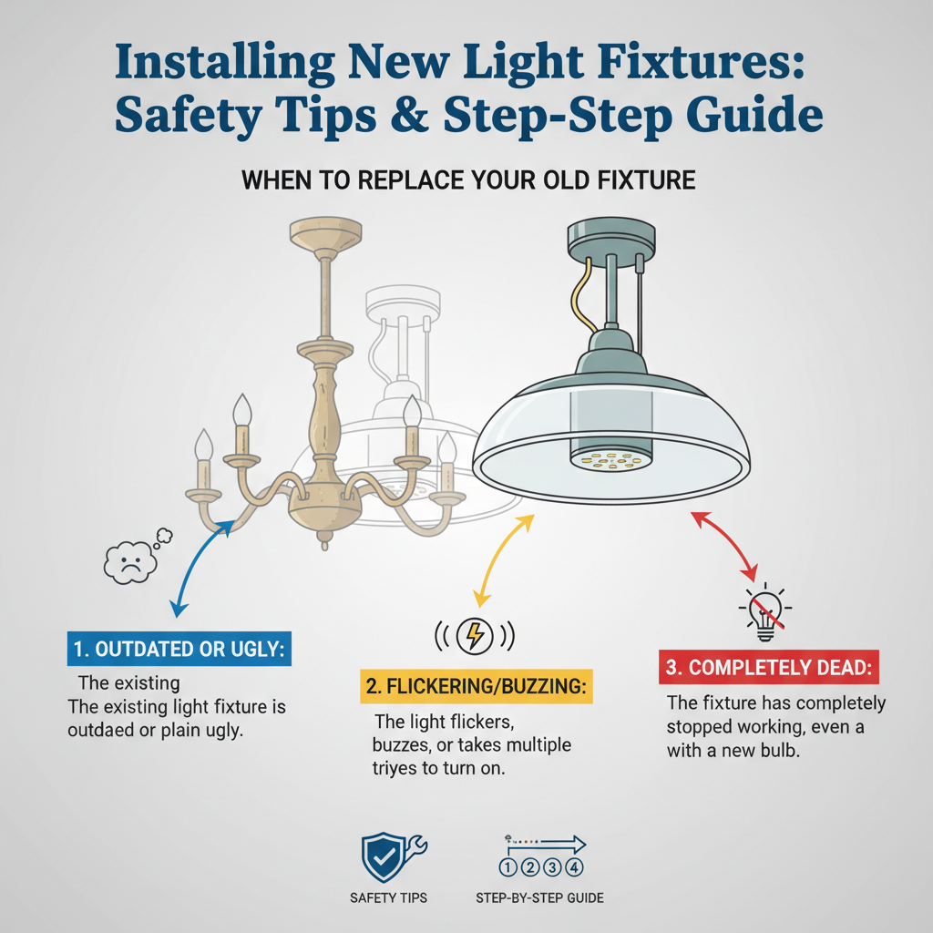 Installing New Light Fixtures: Safety Tips & Step-by-Step Guide Troubleshooting & Fixes (2024 Guide) visual diagram