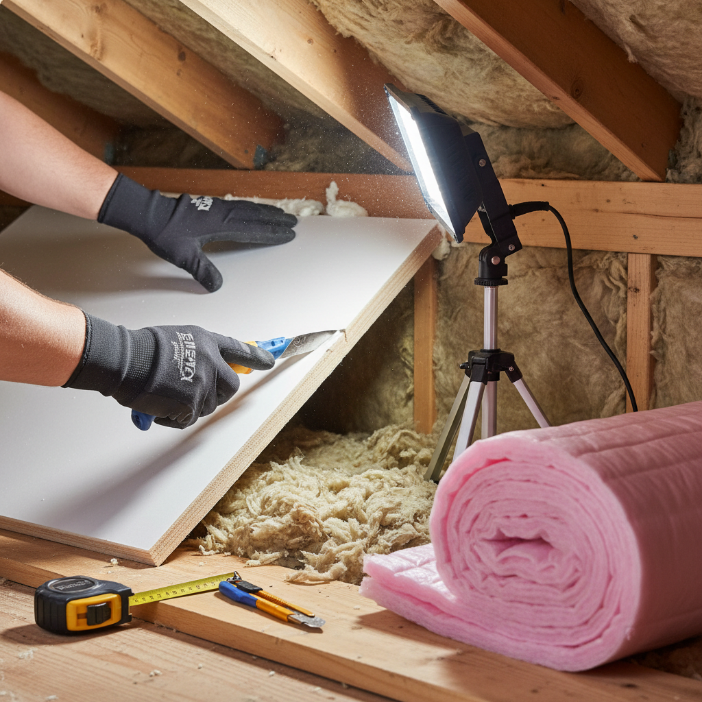 Identifying damaged or ineffective attic insulation, impacting home energy efficiency and comfort. Troubleshooting & Fixes (2024 Guide) professional repair detail
