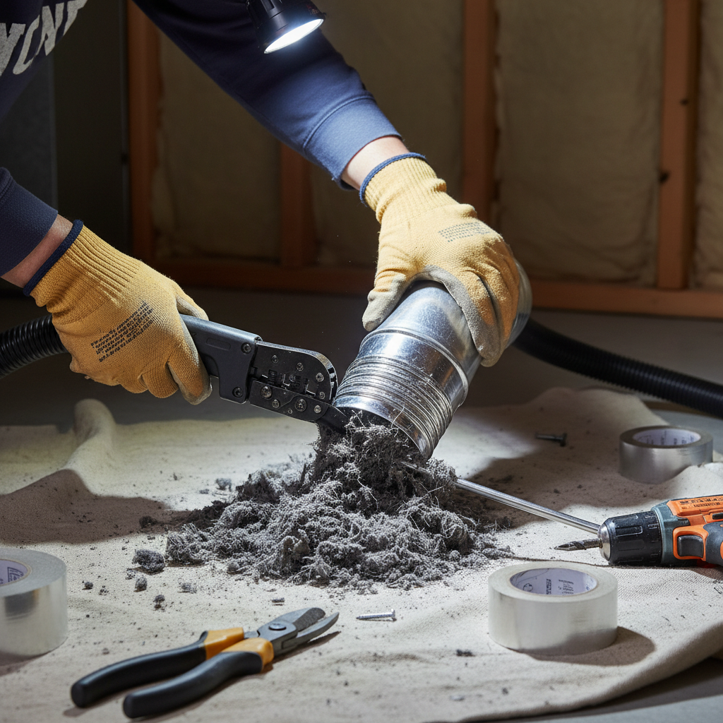 Dryer Vent is Blocked or Slow (Troubleshooting & Fixes) professional repair detail