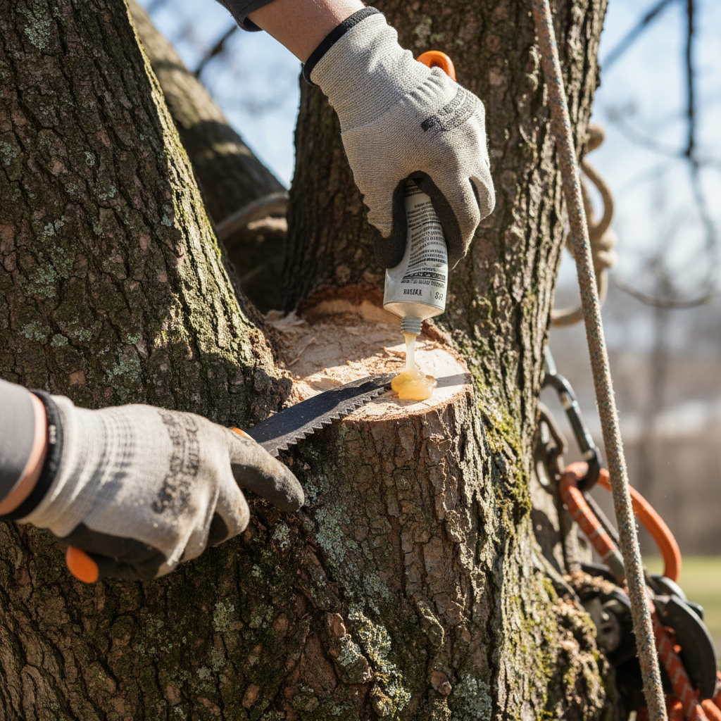Preparing Trees for Winter Storms (Troubleshooting & Fixes) professional repair detail