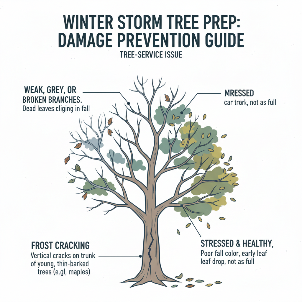 Preparing Trees for Winter Storms (Troubleshooting & Fixes) visual diagram