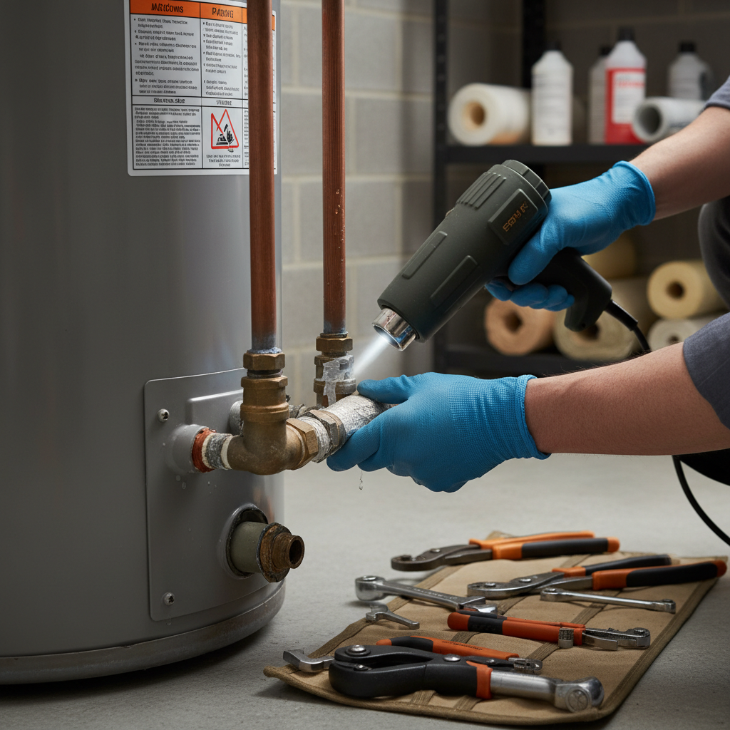 Water Heater Not Working in Winter? (Troubleshooting & Freezing Fixes) professional repair detail