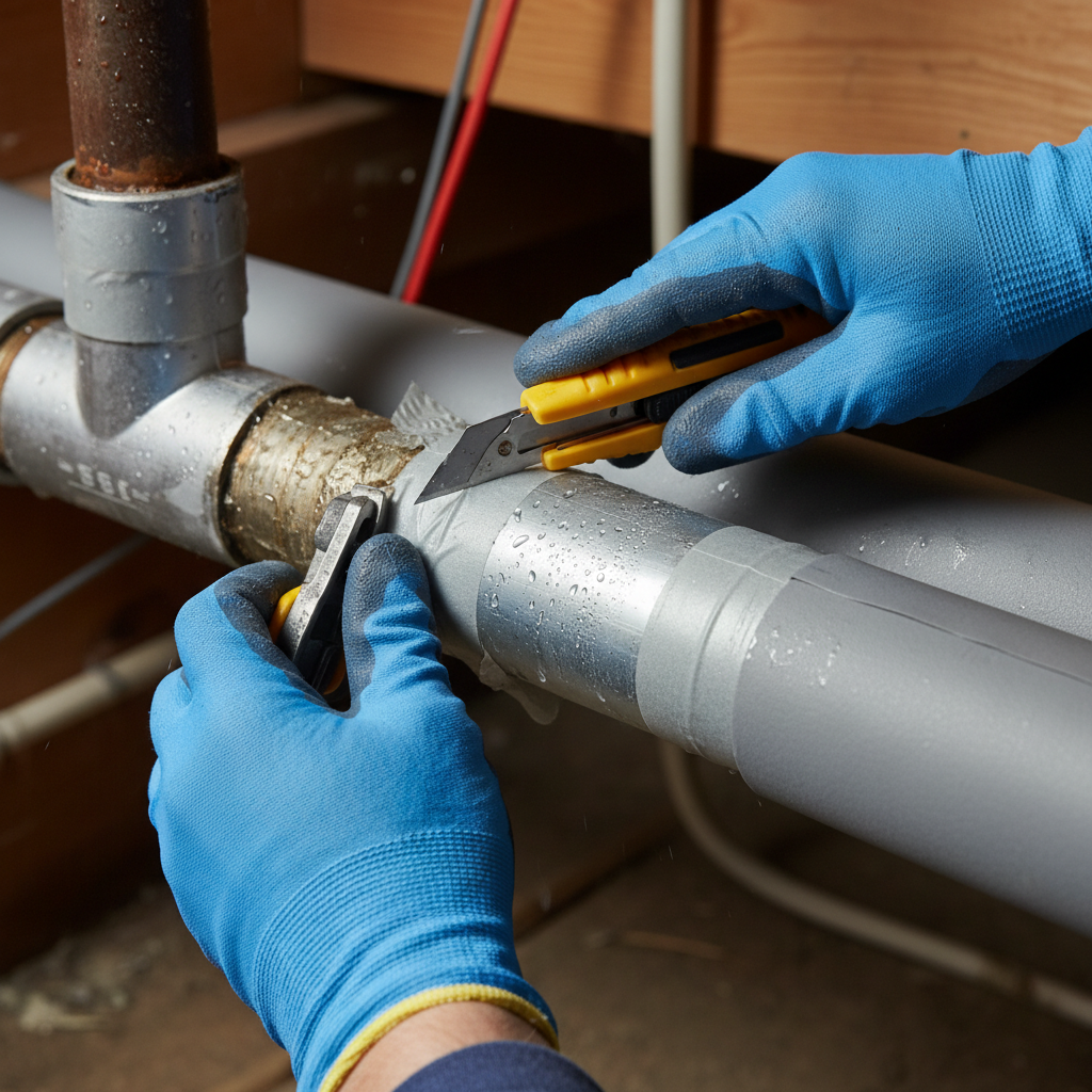 Preventing Frozen & Sweating Pipes: A Real-World Guide to Insulation (Troubleshooting & Fixes) professional repair detail