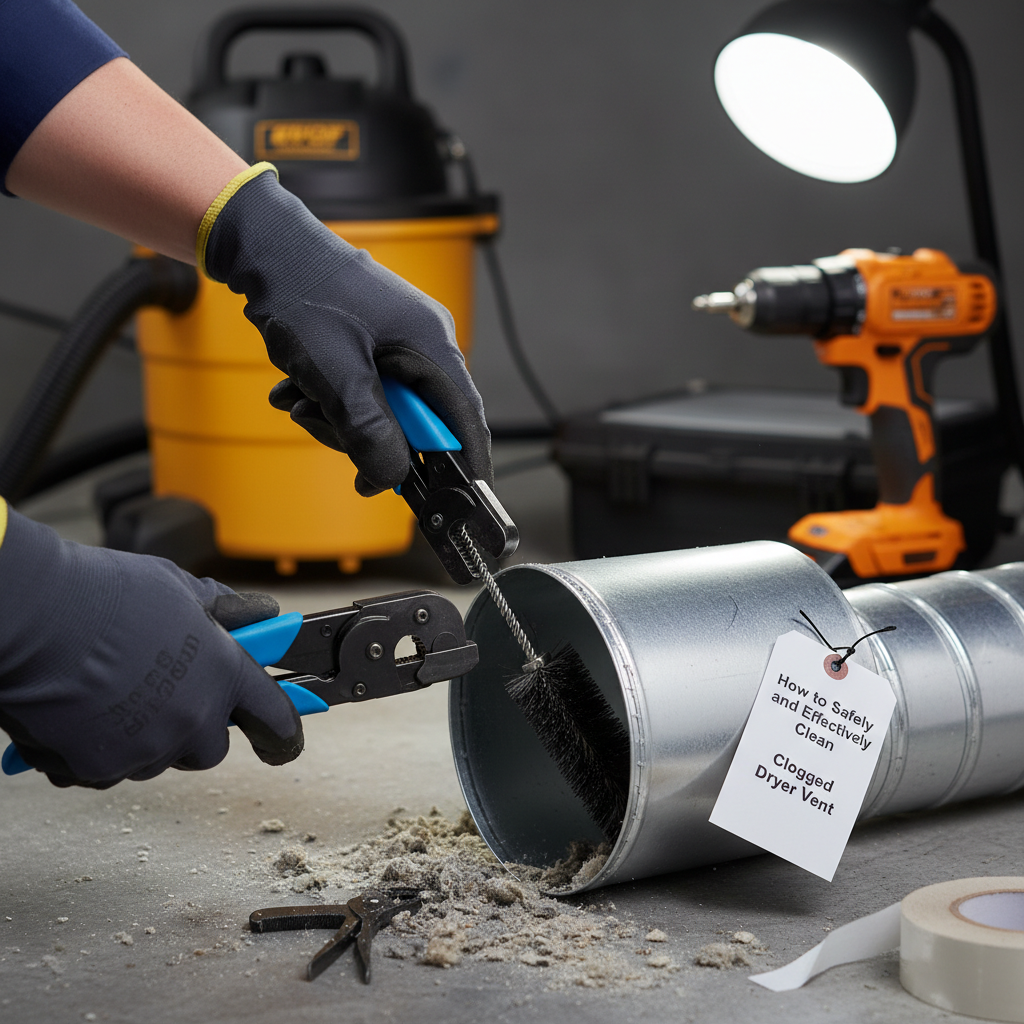 How to Safely and Effectively Clean a Clogged Dryer Vent Troubleshooting & Fixes (2024 Guide) professional repair detail