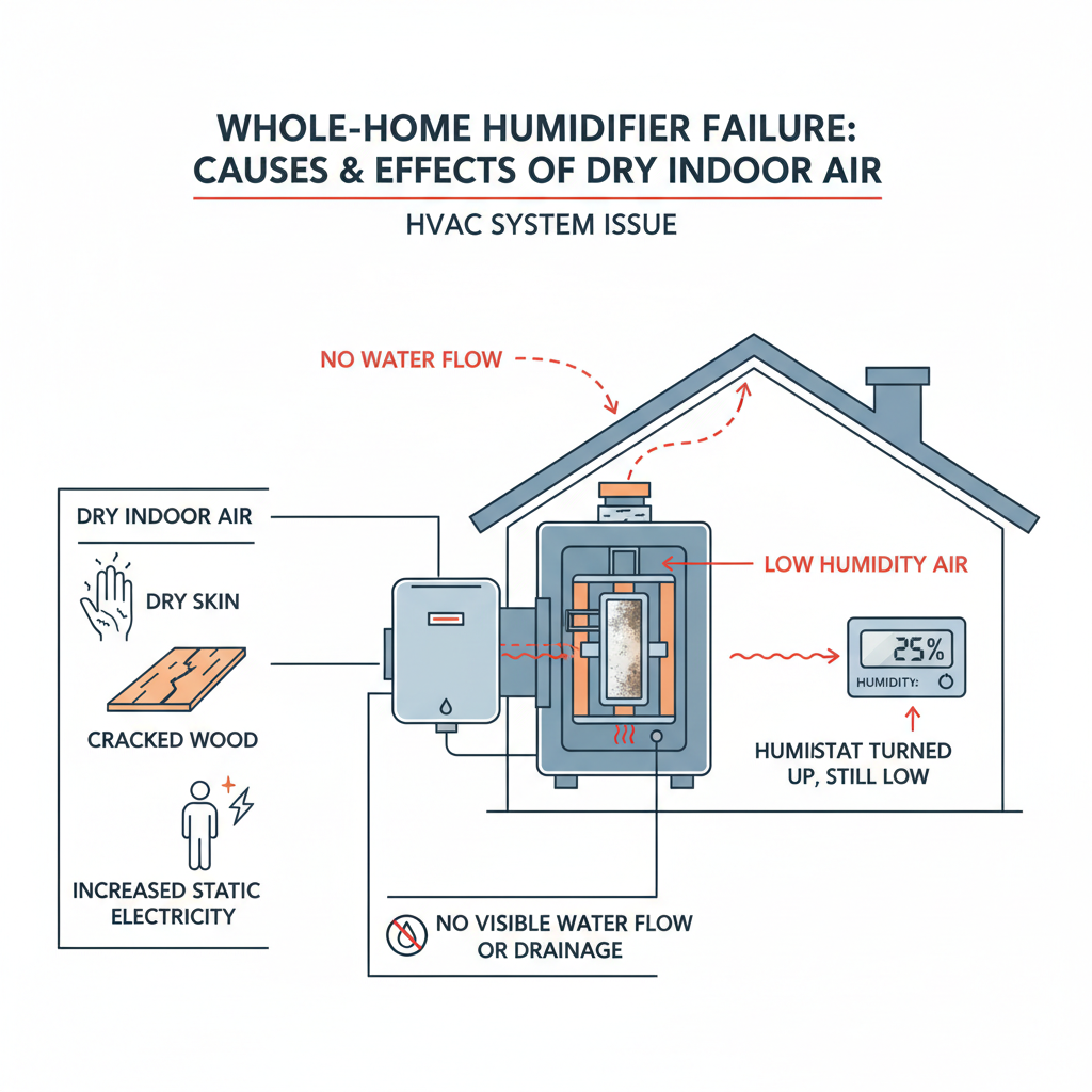 Whole-Home Humidifier Not Working? My Troubleshooting & Fixes (2024 Guide) visual diagram