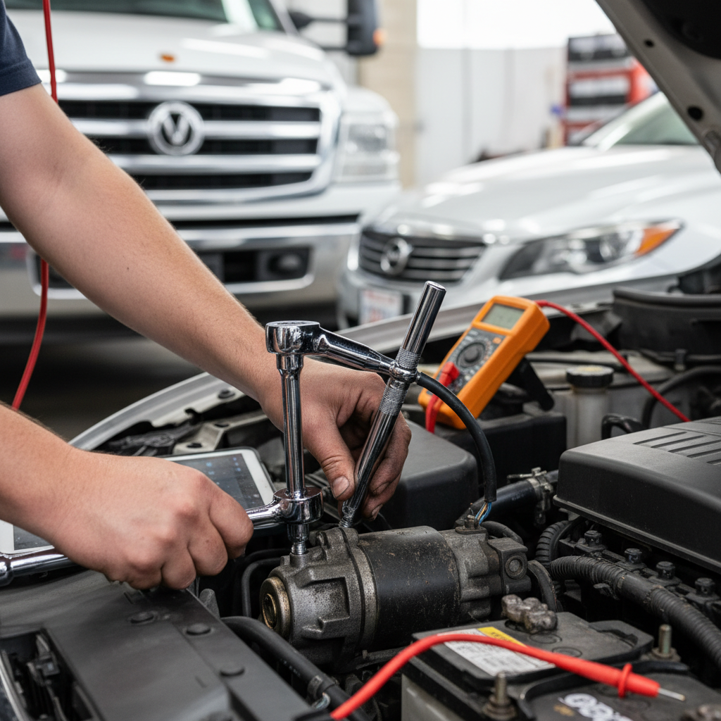 Car Won't Start: Diagnosing the Issue and Deciding Between a Jump Start and Towing Troubleshooting & Fixes (2024 Guide) professional repair detail