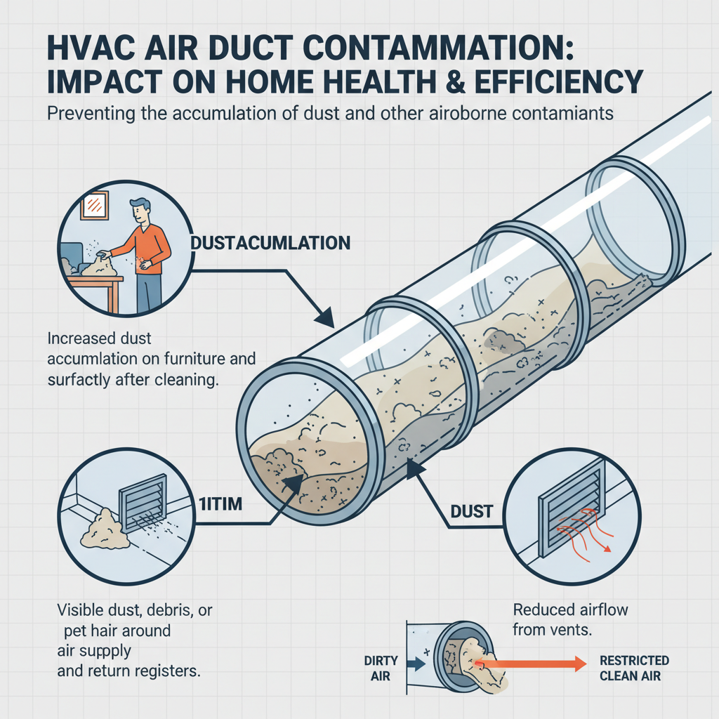 Why Your House Is Always Dusty: A Guide to HVAC Duct Issues and Solutions visual diagram