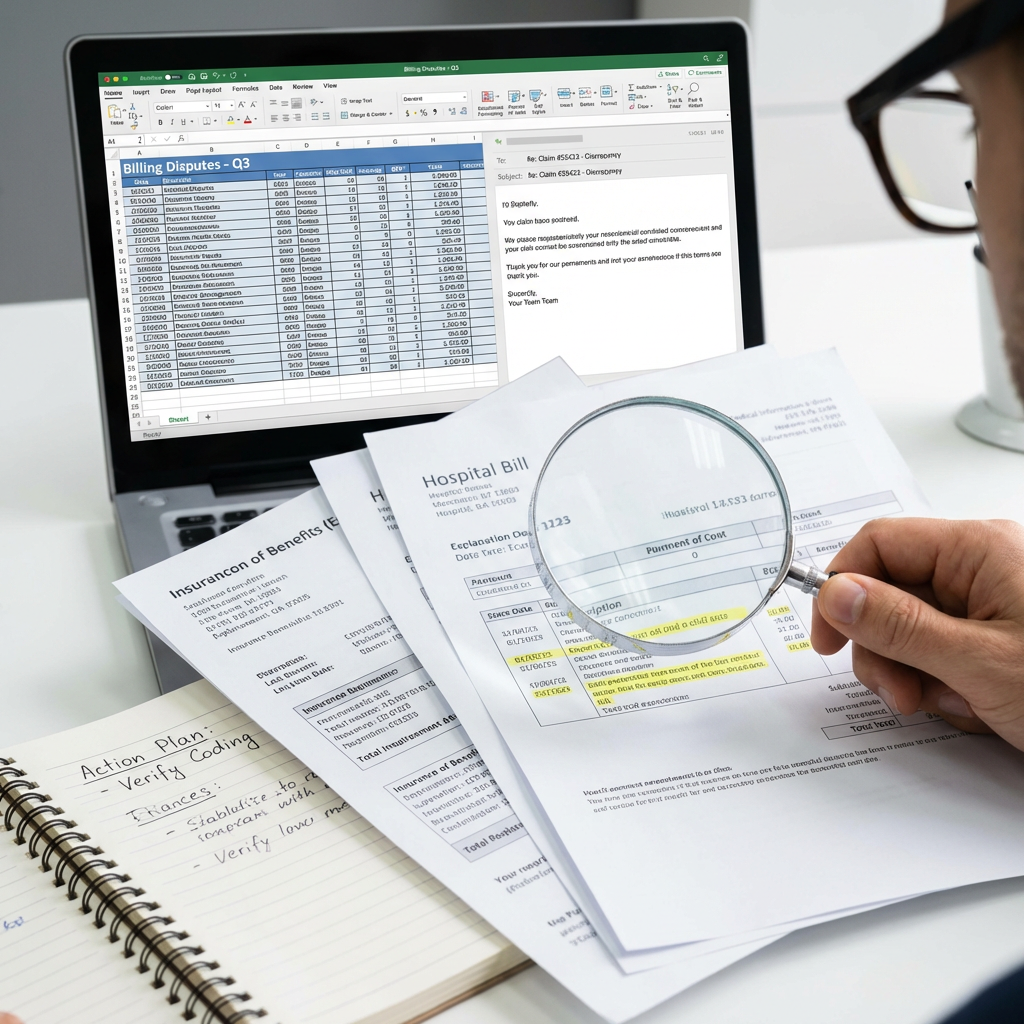 How to Resolve Medical Insurance Billing Errors & Discrepancies professional repair detail