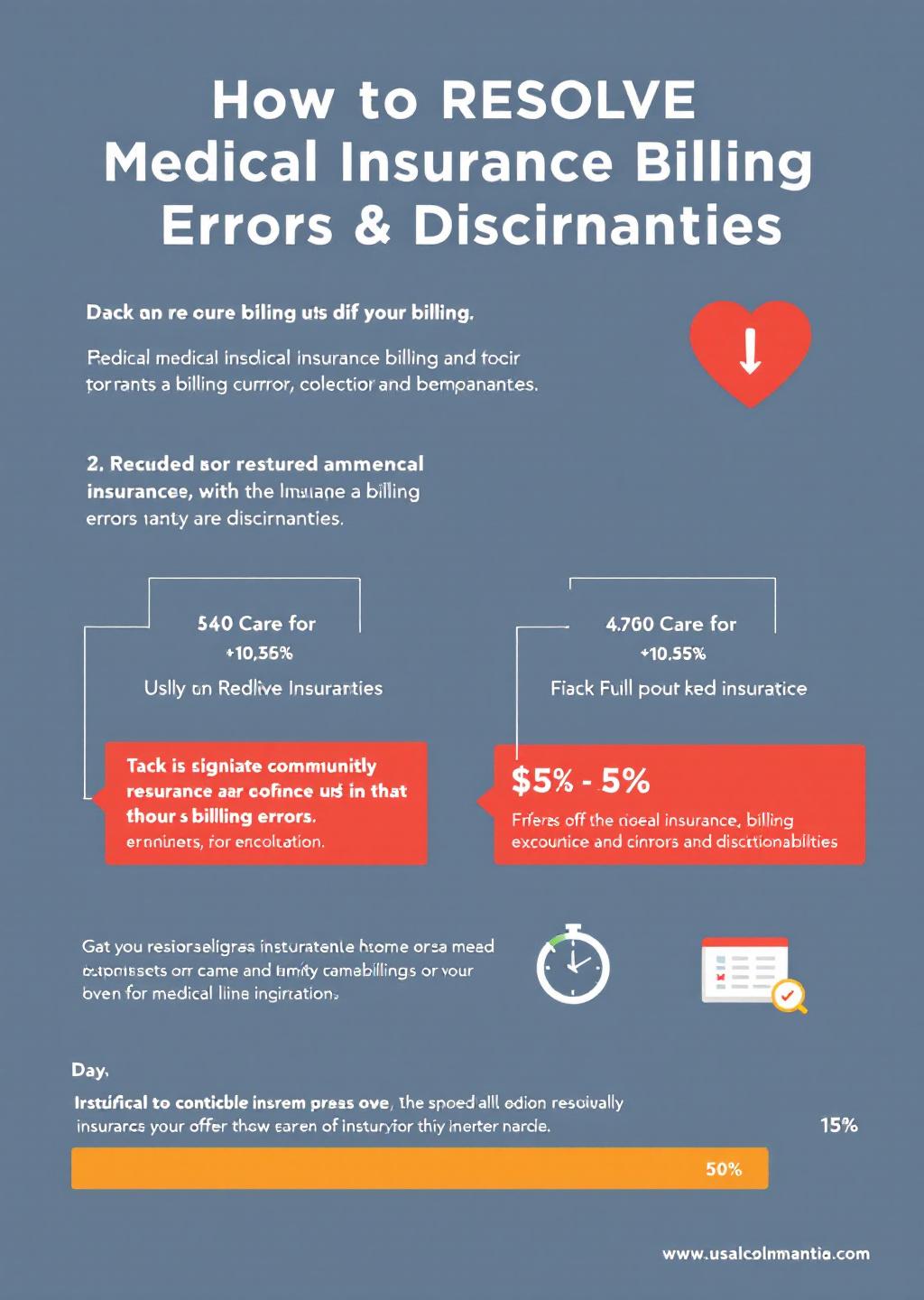 How to Resolve Medical Insurance Billing Errors & Discrepancies visual diagram