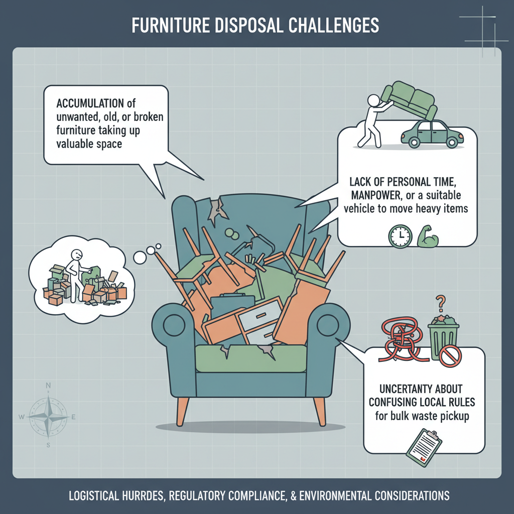 Getting Rid of Old Bulky Furniture (Troubleshooting & Fixes) visual diagram
