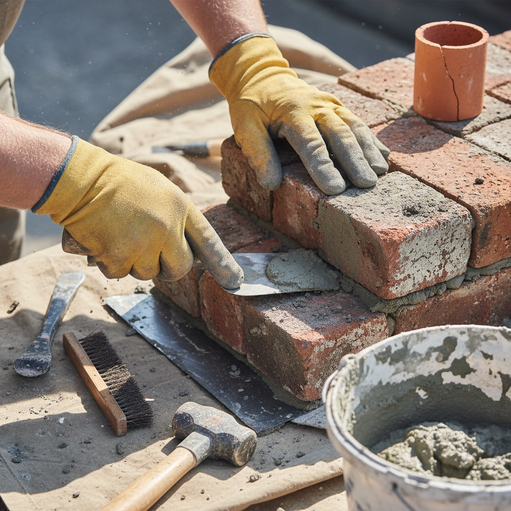 Chimney Damage: Spotting Trouble & When to Call for Backup (Troubleshooting & Fixes) professional repair detail