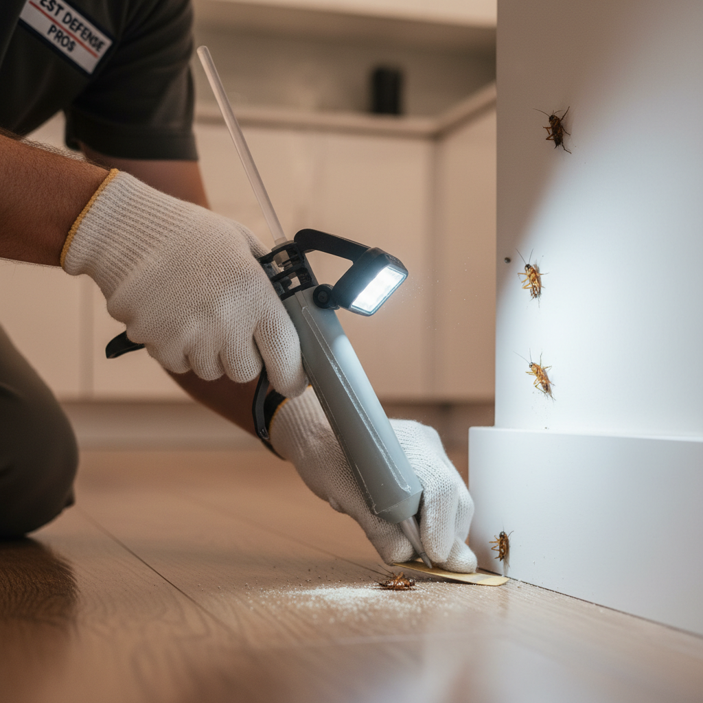 Cockroaches appearing suddenly in a clean house, indicating a potential hidden infestation or external entry. Troubleshooting & Fixes professional repair detail